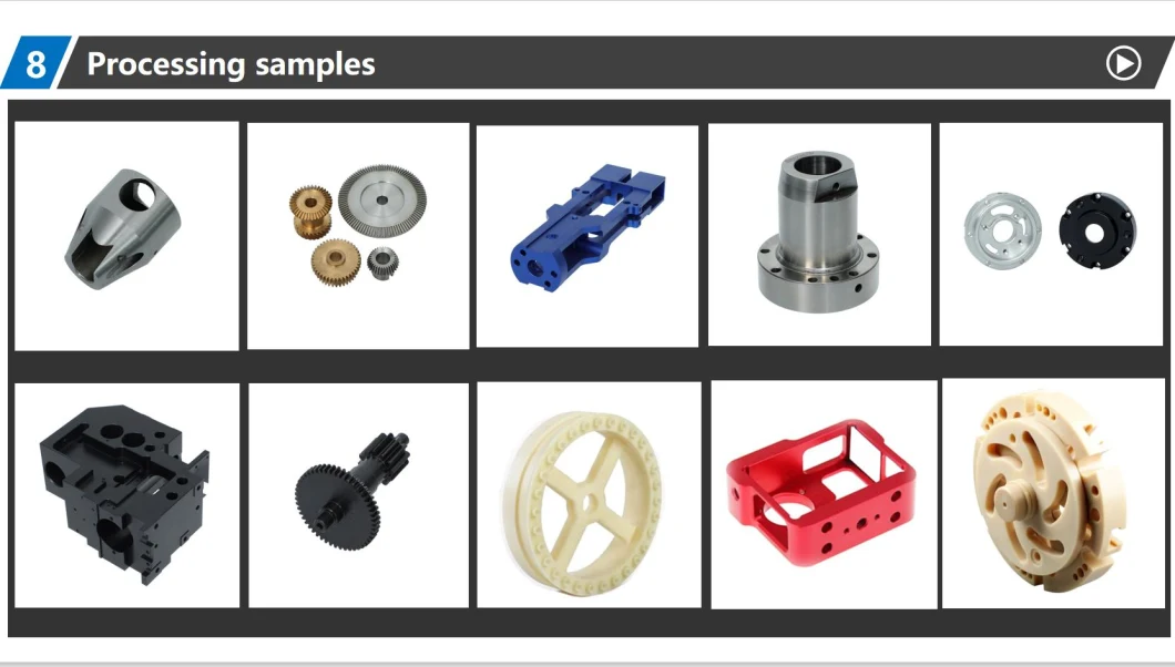 Precision CNC Machining Parts with Aluminum Brass Stainless Steel