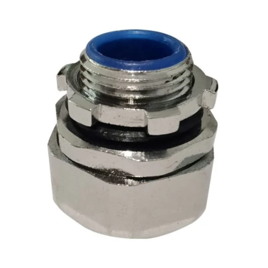 Joint de tuyau flexible d'extrémité de tuyau en acier de tuyau flexible de moulage sous pression en alliage de zinc à bride adapté aux besoins du client